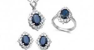 Bộ Trang Sức Đá Sapphire