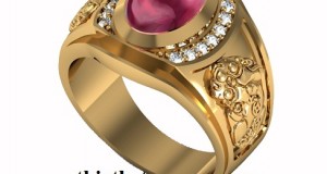 Nhẫn Nam Tỳ Hưu Đá Ruby