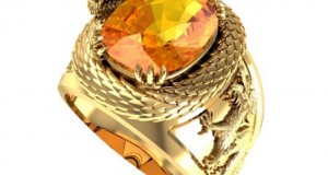 Nhẫn Nam Tuổi Thìn Đá Citrine