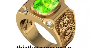 Nhẫn Vàng Tây Nam Đá Quý Peridot