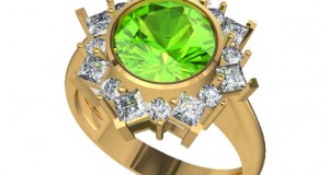 Nhẫn Nữ Đẹp Giá Rẻ Đá Peridot