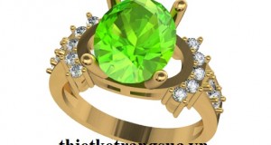 Nhẫn Nữ Đẹp Nhất 2015 Đá Peridot