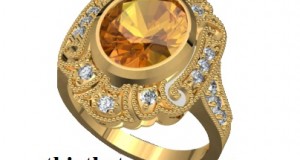 Nhẫn Nữ Đẹp TPHCM Đá Citrine