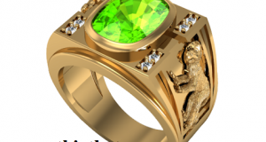 Nhẫn Tuổi Thân Hợp Phong Thủy Đá Peridot