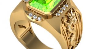 Nhẫn Nam Tuổi Rồng Đá Peridot