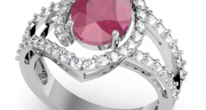 Kiểu Nhẫn Nữ Đẹp Đá Ruby Đỏ