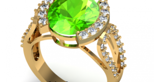 Nhẫn Nữ Vàng 18K Đẹp Đá Peridot